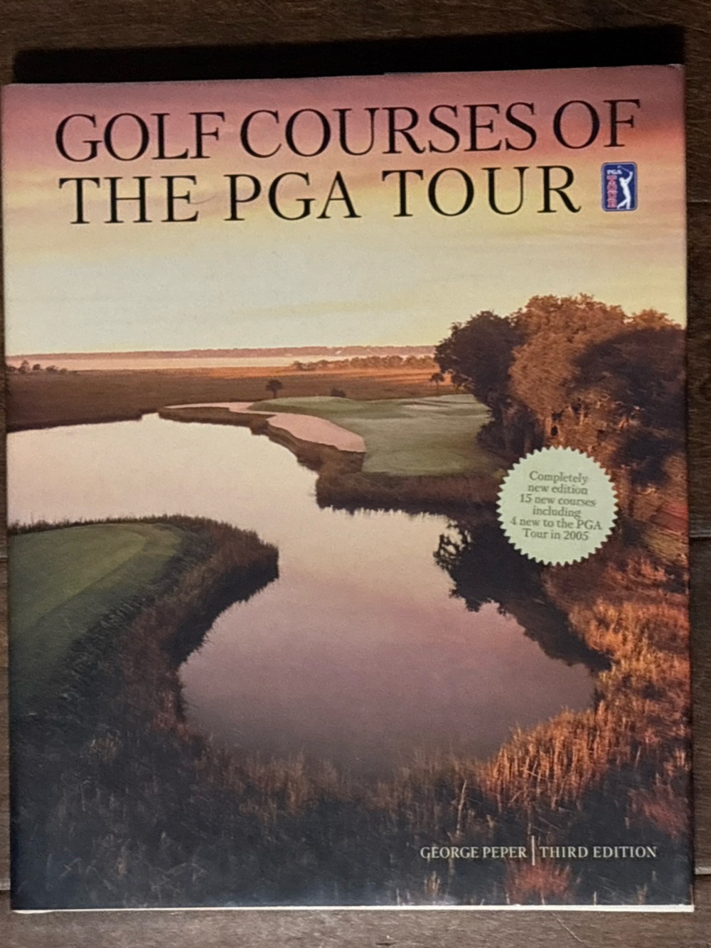 Golf Courses of the PGA Tour Wall Art - Sunset Brown and Green